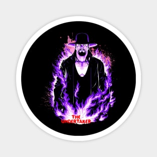 Purple Fire The Undertaker Magnet